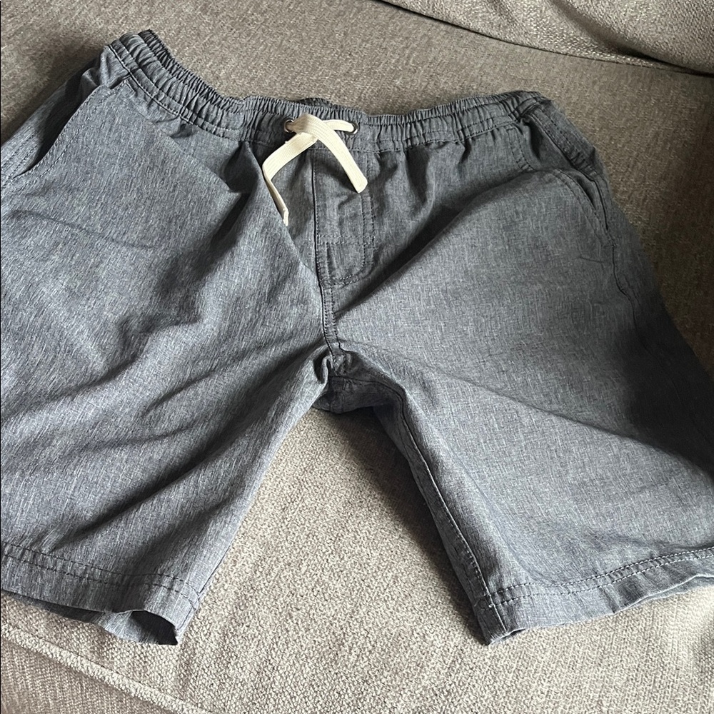 BOYS Casual Drawstring Grey Shorts with liner
